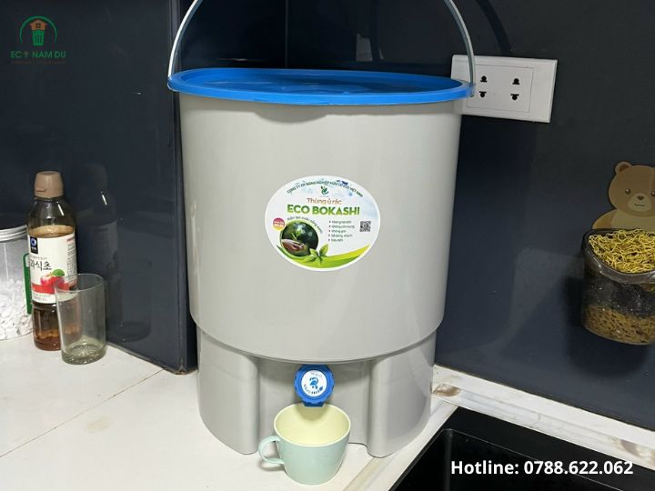 Thùng ủ rác hữu cơ để ủ phân compost tại nhà Thung-u-rac-huu-co-econamdu-4
